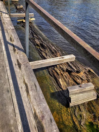 Pier over sea