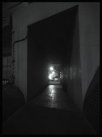 Long empty corridor