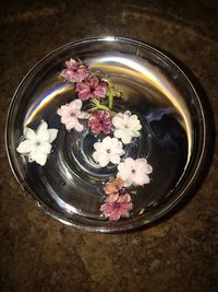Flowers in plate