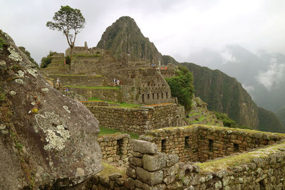 Archaeological site of machu picchu, cusco region, peru