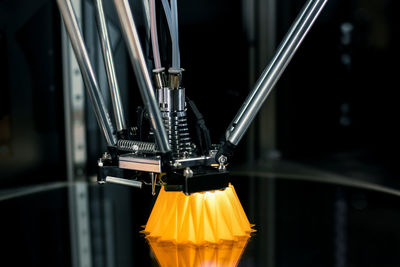 Close-up of 3d printer