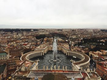 Aerial view of the vatican