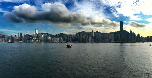 View of city at waterfront