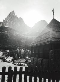 Scenic view of mountain against sky