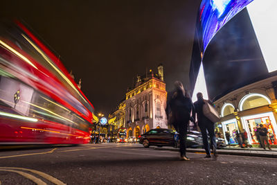 Night scene in piccadilly circus