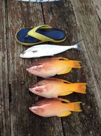 Close-up of wooden planks