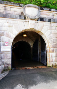 Entrance of old building