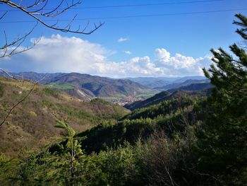 Scenic view of landscape against sky