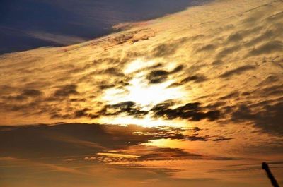 Scenic view of sky at sunset