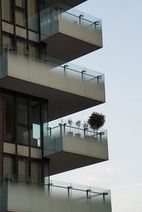 Low angle view of building against sky