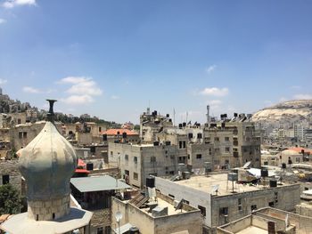 View of cityscape against sky