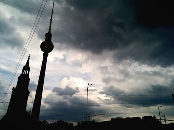 Low angle view of cloudy sky