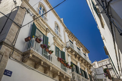 Low angle view of building against sky