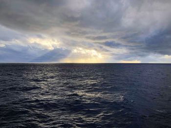 Scenic view of seascape against sky