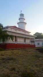 Built structure against clear sky