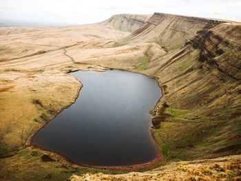 Scenic view of rock formations