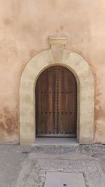 Entrance of old building