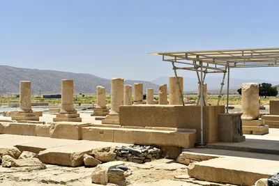 Built structure against clear sky