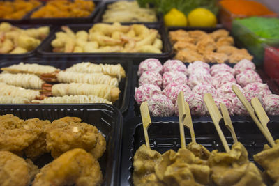 Close-up of food for sale in store