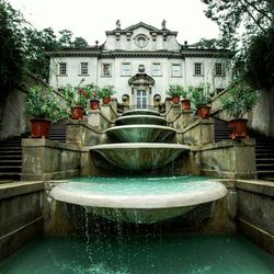 Fountain in a building