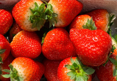 Close-up of strawberries