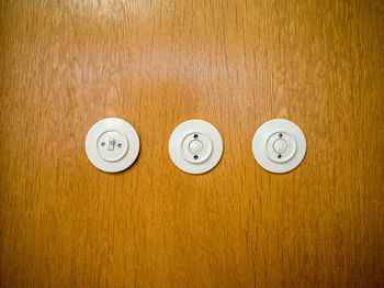 Directly above shot of text on table