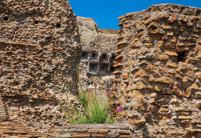 Low angle view of old building