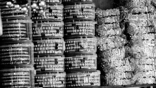 Full frame shot of food for sale in store