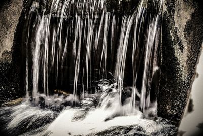 Blurred motion of waterfall