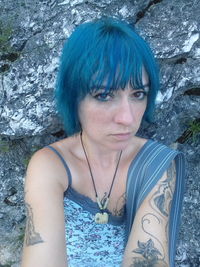 Portrait of young woman