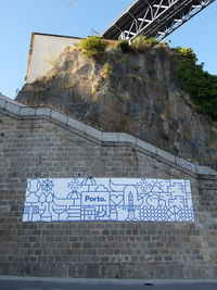 Low angle view of built structure against blue sky