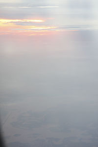 Scenic view of cloudscape against sky during sunset