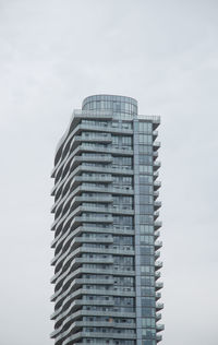 Low angle view of skyscraper