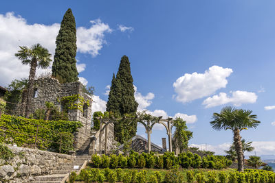 Panoramic view of historical building against sky