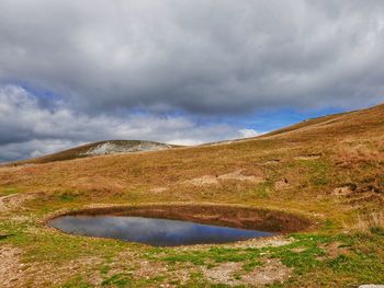 Scenic view of landscape against sky