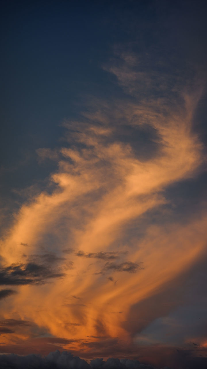 LOW ANGLE VIEW OF SKY DURING SUNSET