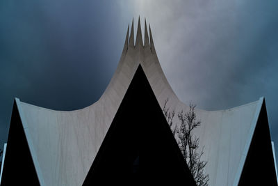 Low angle view of historical building