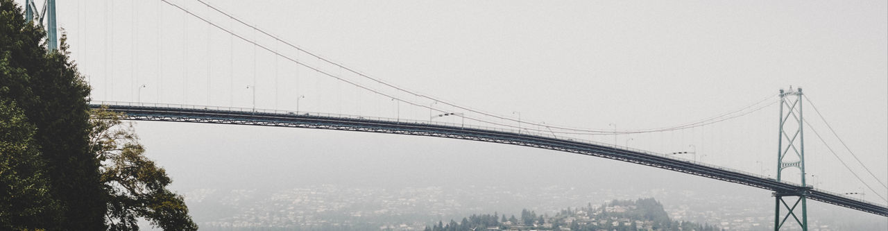 VIEW OF SUSPENSION BRIDGE