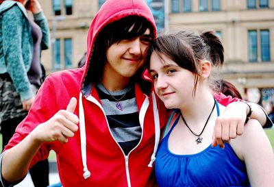 Portrait of a smiling young woman
