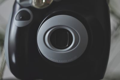 Close-up of camera