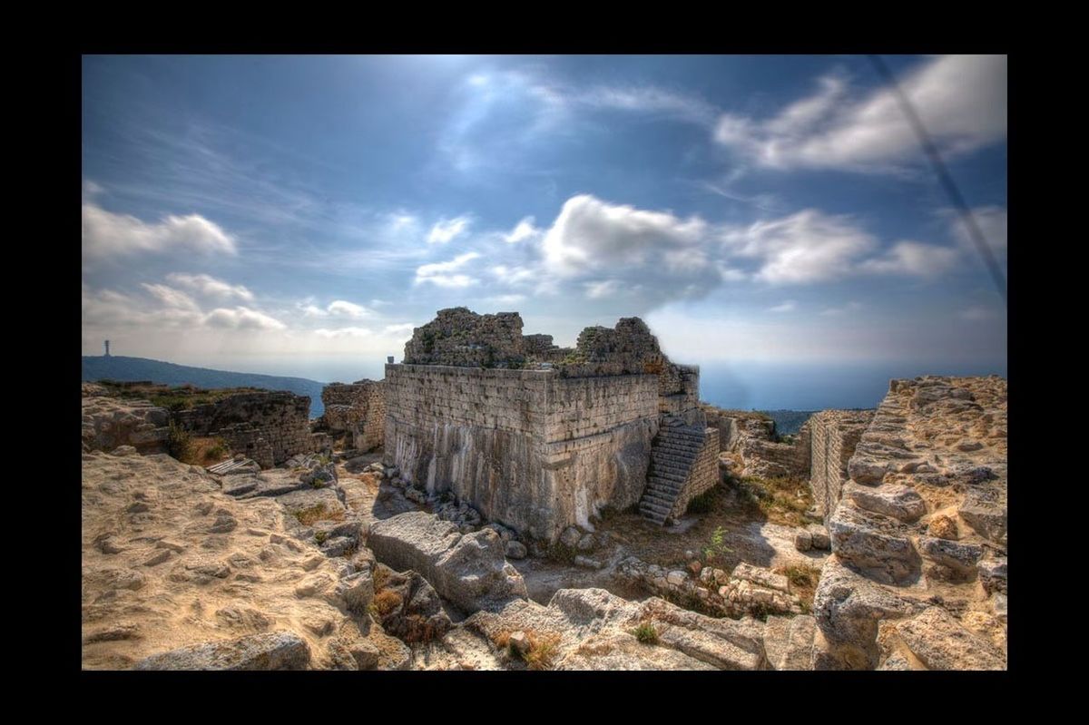 rock formation, sky, tranquility, rock - object, tranquil scene, scenics, transfer print, nature, beauty in nature, rock, eroded, geology, landscape, physical geography, cliff, auto post production filter, travel destinations, cloud - sky, tourism, cloud