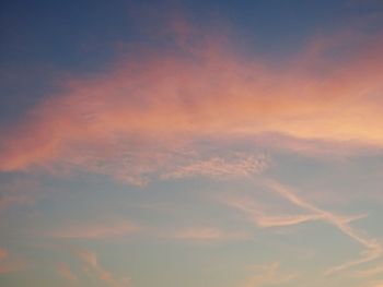 Low angle view of cloudscape