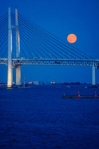 View of bridge over sea