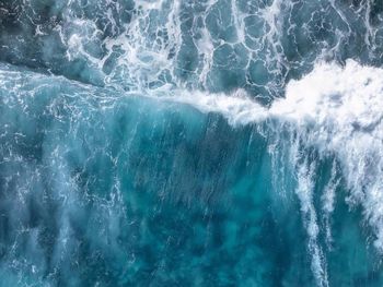 Full frame shot of sea waves