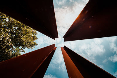 Low angle view of building against sky