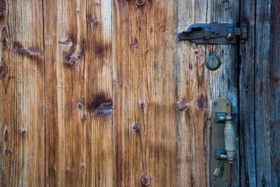 Full frame shot of closed door