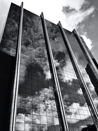 Low angle view of building against sky