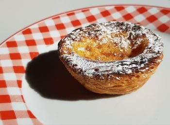 Close-up of cake on plate