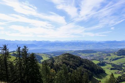 Scenic view of landscape against sky