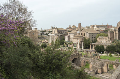 Old ruins against sky